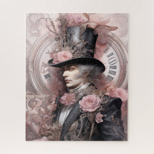Roseate Engineer: Roze Steampunk Uitvinder Legpuzzel
