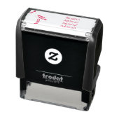 Roseate lepel vogel cartoon zelfinktende stempel (Product)
