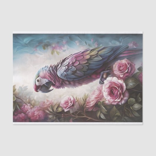 Roseate Majesty Decoupage Tissuepapier (Voorkant)