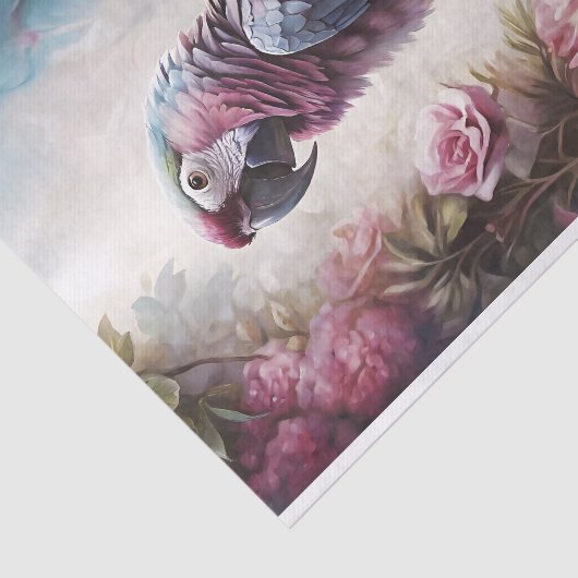 Roseate Majesty Decoupage Tissuepapier (Detail)