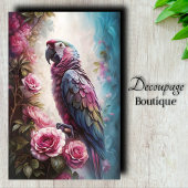Roseate Majesty Decoupage Tissuepapier