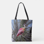 Roseate Spoonbill all over bag Tote Bag (Achterkant)