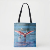 Roseate Spoonbill All-Over-Print Canvas tas (Voorkant)