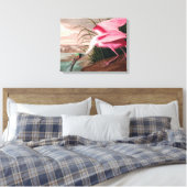Roseate Spoonbill Audubon Bird Wildlife Canvas Afdruk (Insitu (Slaapkamer))