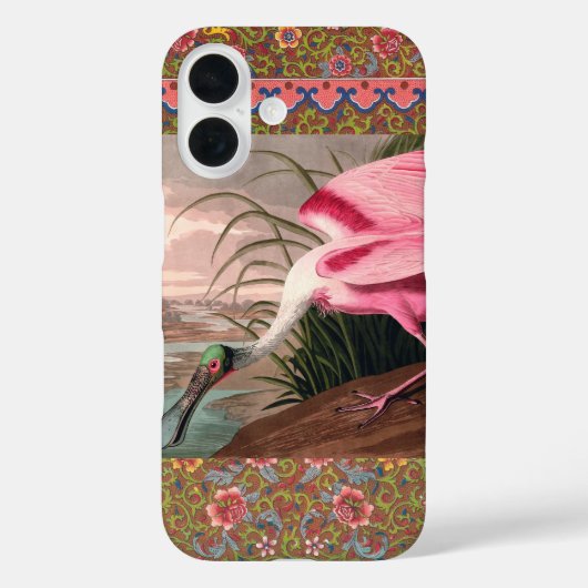 Roseate Spoonbill Audubon Bird Wildlife Case-Mate iPhone Case (Achterkant)
