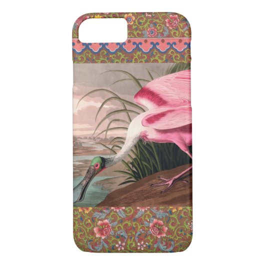 Roseate Spoonbill Audubon Bird Wildlife Case-Mate iPhone Case (Achterkant)