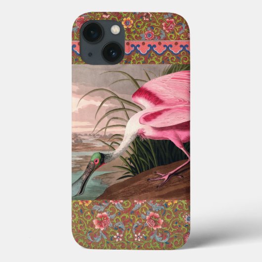 Roseate Spoonbill Audubon Bird Wildlife Case-Mate iPhone Case (Achterkant)