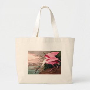Roseate Spoonbill Audubon Bird Wildlife Grote Tote Bag