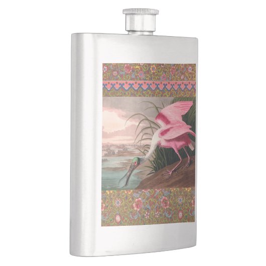 Roseate Spoonbill Audubon Bird Wildlife Heupfles (Rechts)