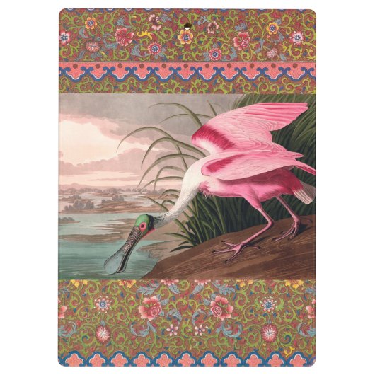 Roseate Spoonbill Audubon Bird Wildlife Klembord (Achterkant)