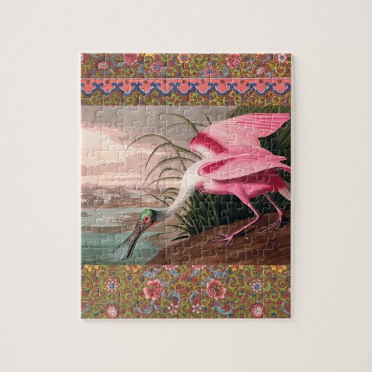 Roseate Spoonbill Audubon Bird Wildlife Legpuzzel (Verticaal)