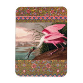 Roseate Spoonbill Audubon Bird Wildlife Magneet (Verticaal)