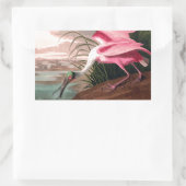Roseate Spoonbill Audubon Bird Wildlife Rechthoekige Sticker (Tas)