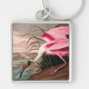 Roseate Spoonbill Audubon Bird Wildlife Sleutelhanger
