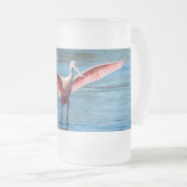 Roseate Spoonbill Bevroren Mok van 16 oz Frosted G (Voorkant rechts)