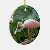Roseate Spoonbill Bird Keramisch Ornament (Rechts)