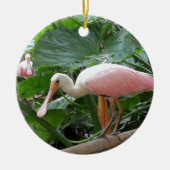 Roseate Spoonbill Bird Keramisch Ornament (Voorkant)