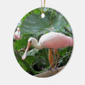 Roseate Spoonbill Bird Keramisch Ornament (Links)