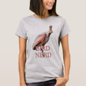 Roseate Spoonbill Bird Nerd T-shirt (Voorkant)