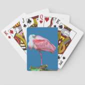 Roseate Spoonbill Bird Palling Cards Speelkaarten (Achterkant)