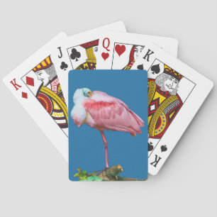 Roseate Spoonbill Bird Palling Cards Speelkaarten