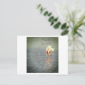 Roseate Spoonbill Bird Photo Briefkaart (Staand voorkant)