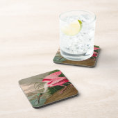 Roseate Spoonbill Birds of America Audubon Print Bier Onderzetter (Rechterzijde)