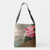Roseate Spoonbill Birds of America Audubon Print Crossbody Tas (Achterkant)