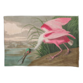 Roseate Spoonbill Birds of America Audubon Print Kussensloop (Voorkant)