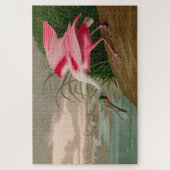 Roseate Spoonbill Birds of America Audubon Print Legpuzzel (Verticaal)