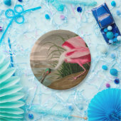 Roseate Spoonbill Birds of America Audubon Print Papieren Bordje (Feest)