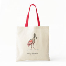 Roseate Spoonbill Canvas tas