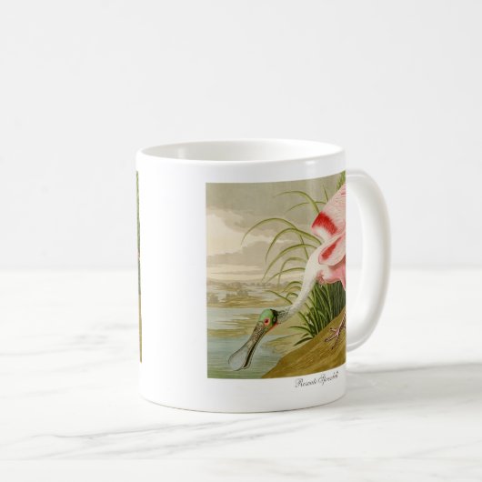 Roseate Spoonbill Coffee Mok (Voorkant rechts)