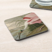 Roseate Spoonbill Drankjes Onderzetter (Linkerzijde)