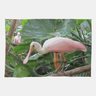 Roseate Spoonbill Exotic Bird Kitchen Theedoek