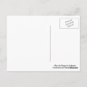 Roseate Spoonbill in Florida Briefkaart (Achterkant)