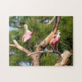 Roseate Spoonbill Jigzaag Puzzle Legpuzzel (Horizontaal)