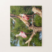 Roseate Spoonbill Jigzaag Puzzle Legpuzzel (Verticaal)