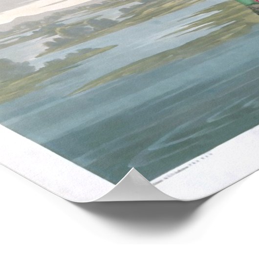 Roseate Spoonbill, John James Audubon Fine Art Poster (Hoek)