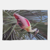Roseate Spoonbill keukenhanddoek (Horizontaal)