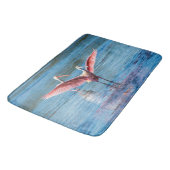 Roseate Spoonbill Large Bath Mat (Gekanteld)