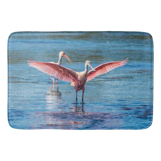 Roseate Spoonbill Large Bath Mat (Voorkant)