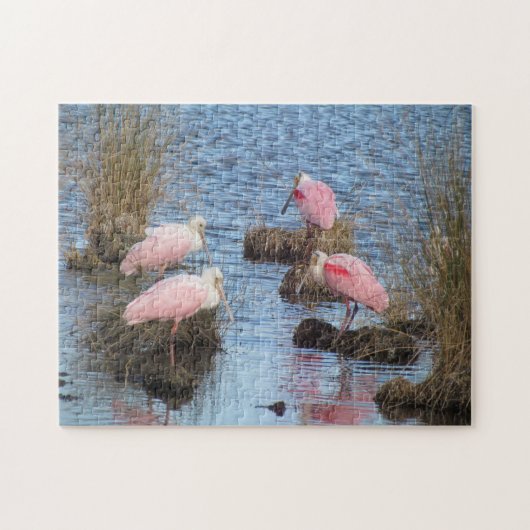 Roseate Spoonbill Legpuzzel (Horizontaal)
