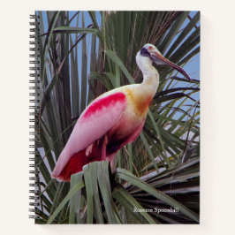 Roseate Spoonbill-notitieboek Notitieboek