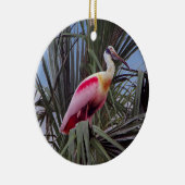 Roseate Spoonbill-ornament Keramisch Ornament (Rechts)