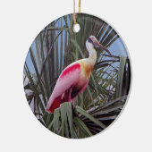 Roseate Spoonbill-ornament Keramisch Ornament (Links)