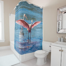 Roseate Spoonbill Shower Curtain Douchegordijn