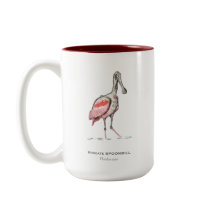 Roseate Spoonbill Two-Tone Coffee Mok