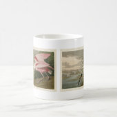 Roseate Spoonbill uit Audubon's Birds of America Koffiemok (Center)