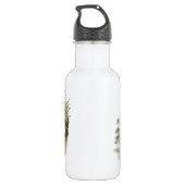 Roseate Spoonbill van Audubon Waterfles (Achterkant)